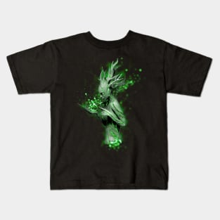 Spirit of the dead tree (green) Kids T-Shirt